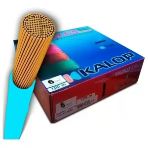 KALOP (KD20072) CONDUCTOR UNIPOLAR 6.00 MM CELESTE