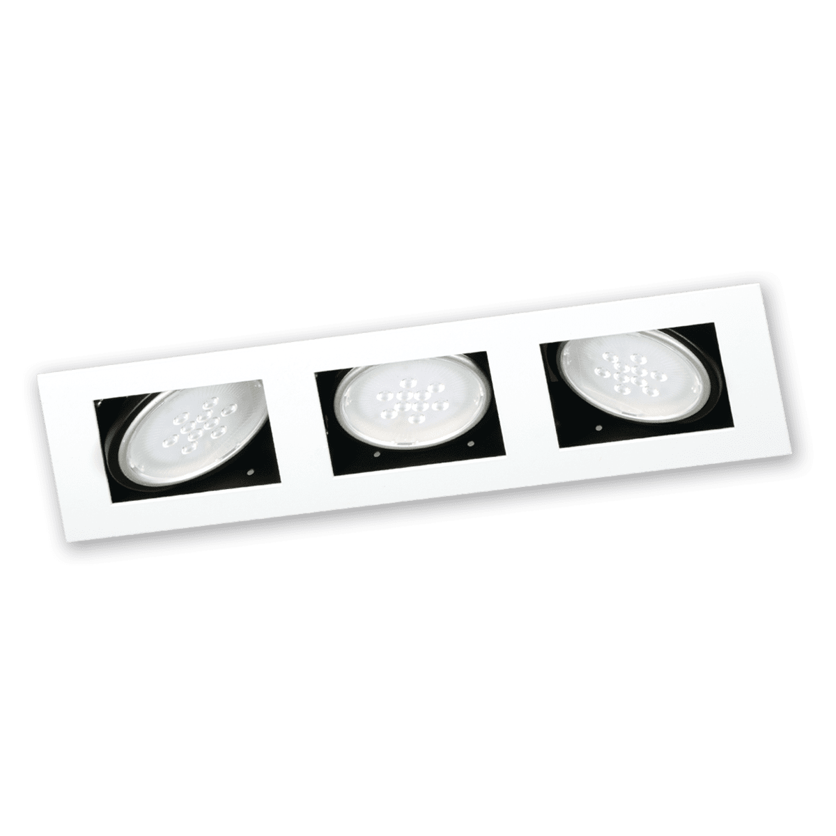 SAN JUSTO (G6380-01) SPOT 3 LUCES EMBUTIR GU10 BLANCO