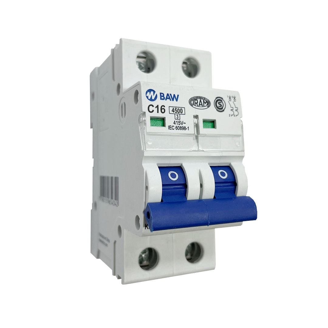 Interruptor TMg. Bipolar. 16A Icn= 4,  5kA. C (5-10In)