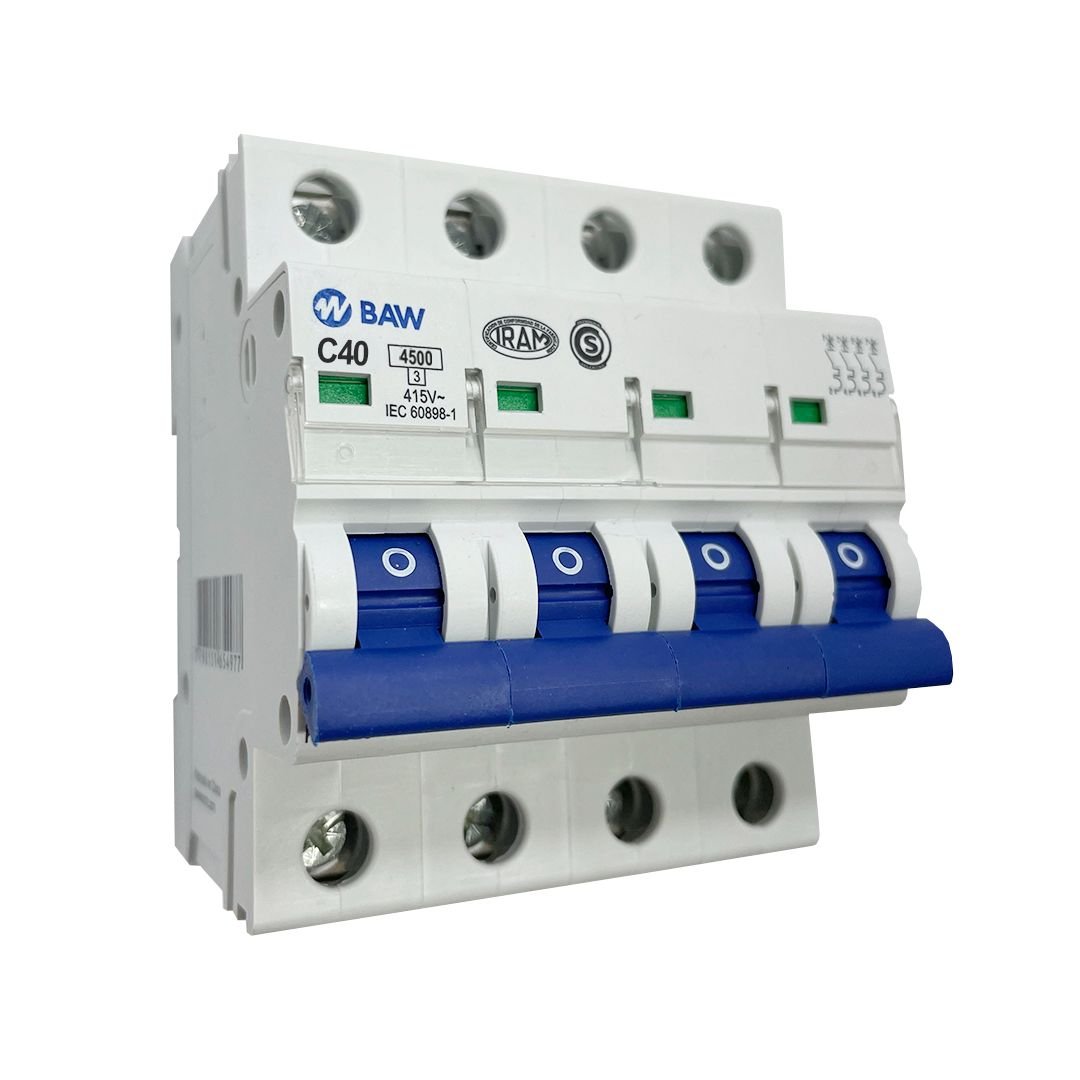 Interruptor TMg. Tetrapolar. 40A Icn= 4,  5kA. C (5-10In)