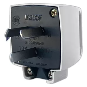 KALOP (KS44601) FICHA 10A ALTO CONSUMO MACHO CON NEUTRO