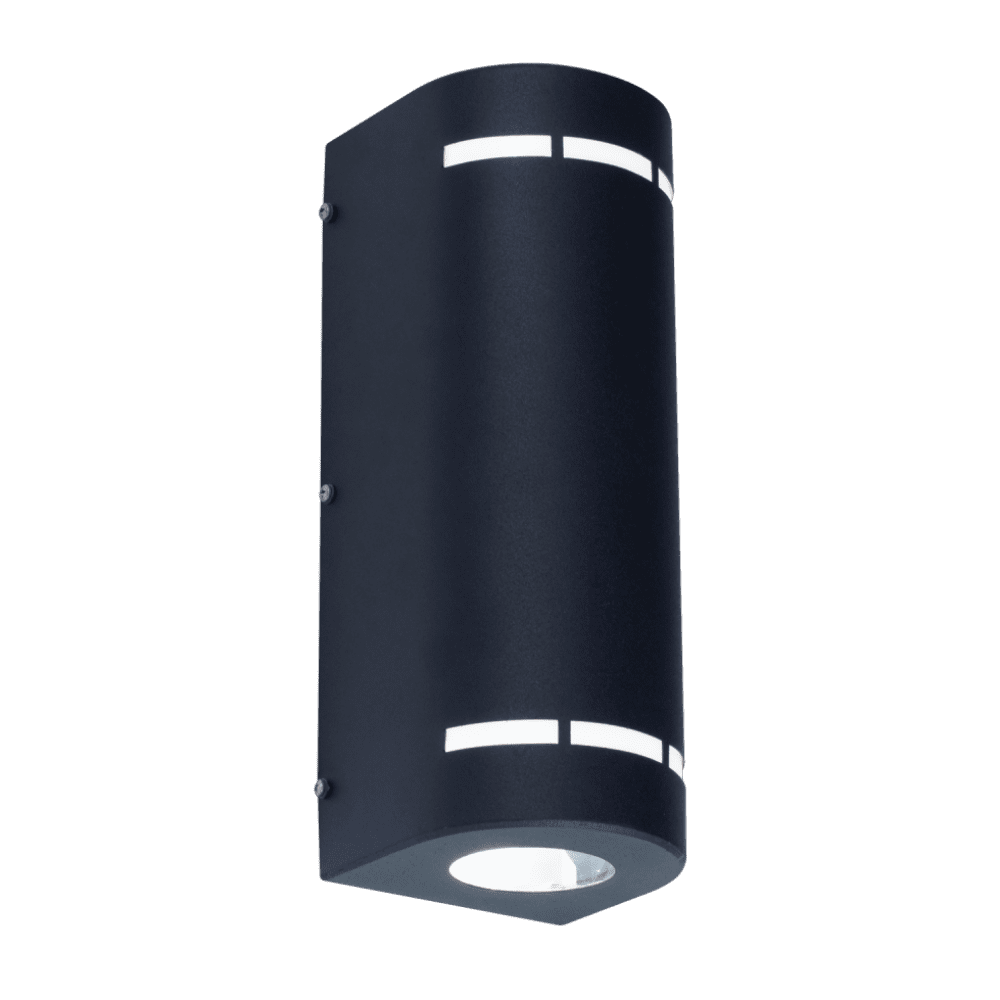 Aplique difusor "OPORTO" 2 x GU-10 (95x95x182 mm.)