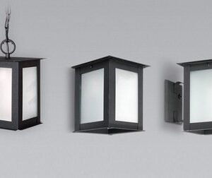 SAN JUSTO (5577) FAROL DE PARED 2L ESMERILADO 30X30X14.5