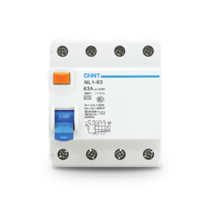 DISYUNTOR TETRAPOLAR CHINT NXL,   25A - 30mA - Clase AC - 6kA