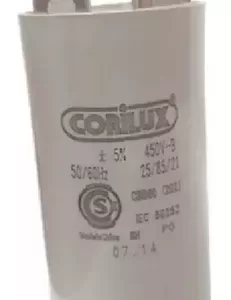 CORILUX (CCT016) (AYB014) CAPACITOR MOTOR 20 MFD. 450 V