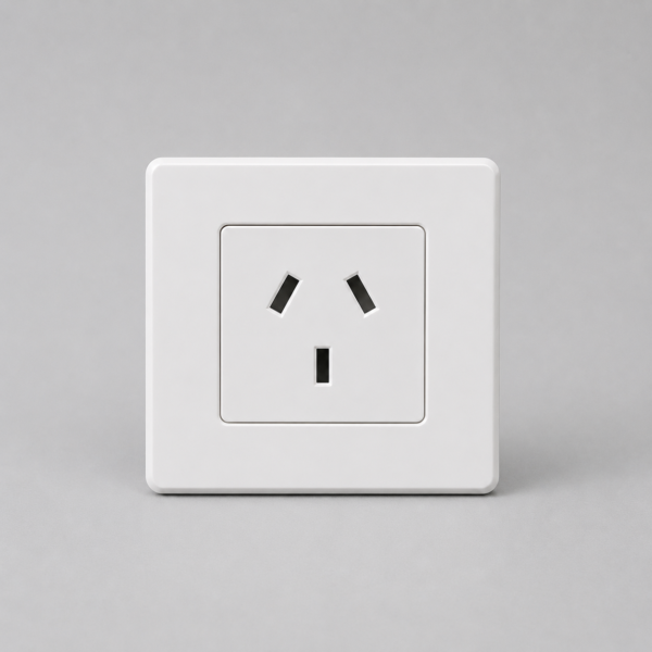 TOMACORRIENTE 20A MIGNON MONACO BLANCO MACROLED, AC 250V, 20A MAX. BASTIDOR METALICO