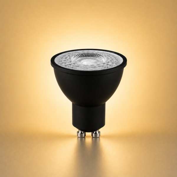 DICRO MACROLED ECO NEGRA 7W AC100-240V CALIDO 2700K SPD1500V 38º