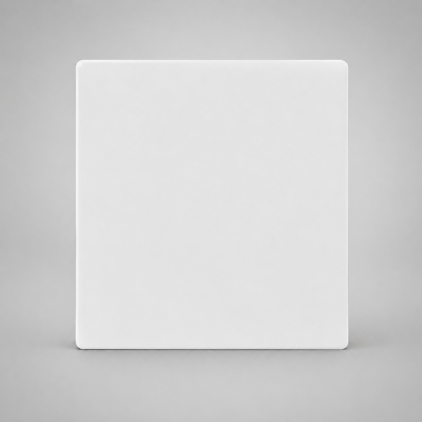 TAPA CIEGA MIGNON MONACO BLANCO MACROLED, BASTIDOR METALICO