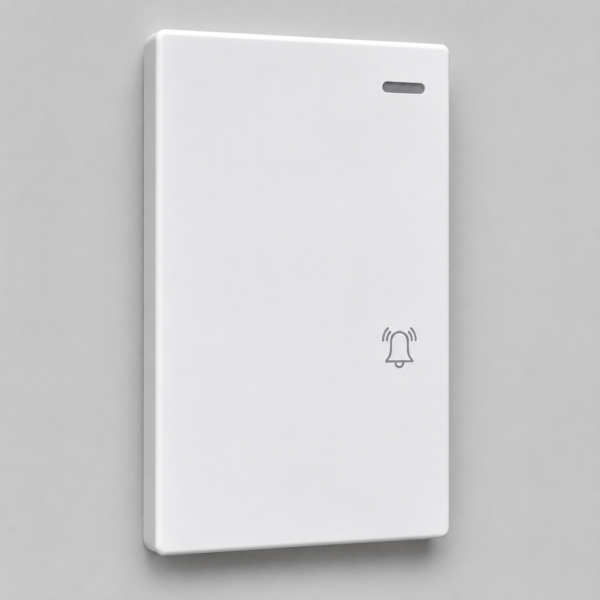TIMBRE MONACO BLANCO MACROLED, AC 250V, 10A MAX. BASTIDOR METALICO