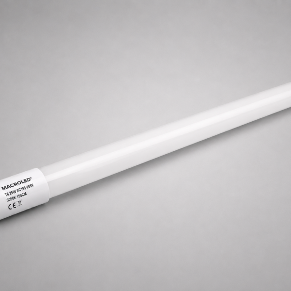 TUBO VIDRIO MACROLED 25W AC185-265V 150CM NEUTRO 4000K