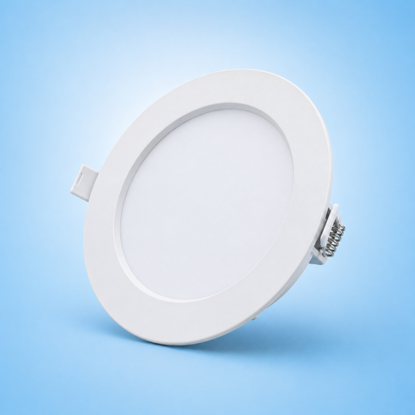 PANEL EMBUTIR CIRCULAR MACROLED 12W AC85-265V FRIO 6000K