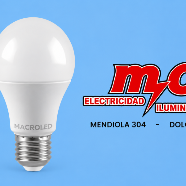 BULBO A55 MACROLED 7W E27 AC220-240V FRIO 6500K
