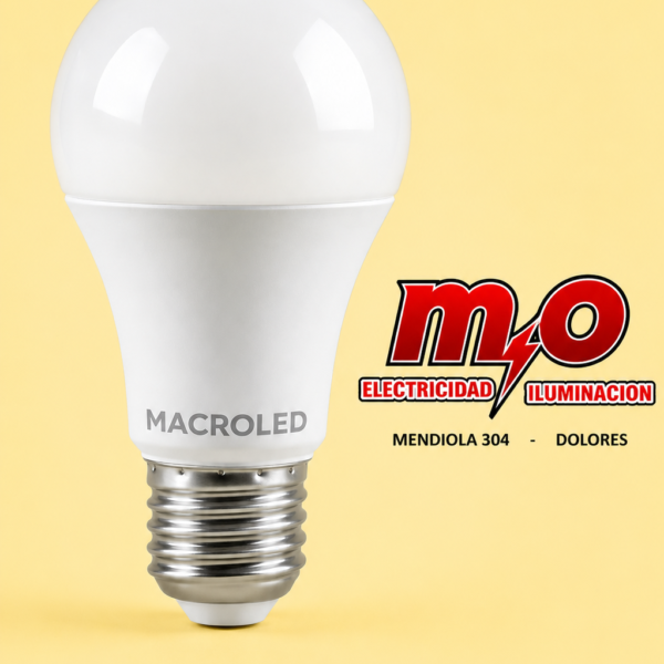 BULBO A55 MACROLED 7W E27 AC220-240V CALIDO 3000K
