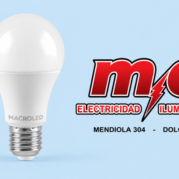 BULBO A60 MACROLED 10W E27 AC220-240V FRIO 6500K