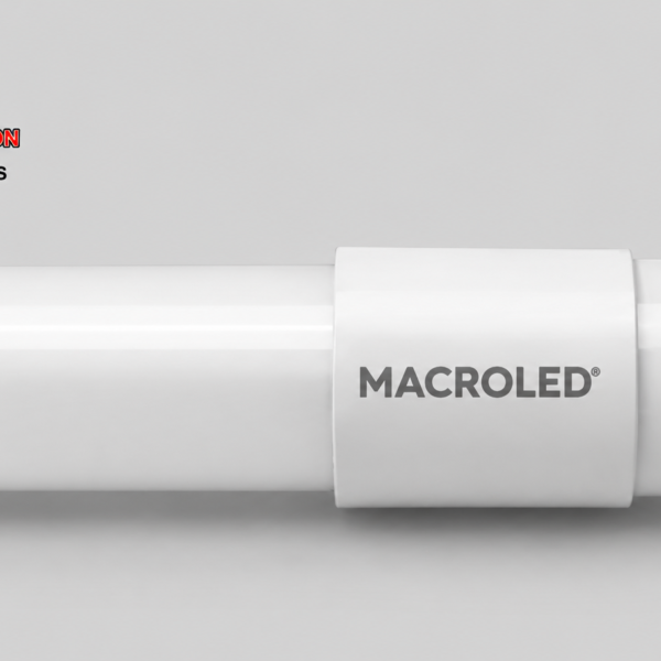 TUBO MACROLED NANO 9W AC185-265V 60CM NEUTRO 4500K